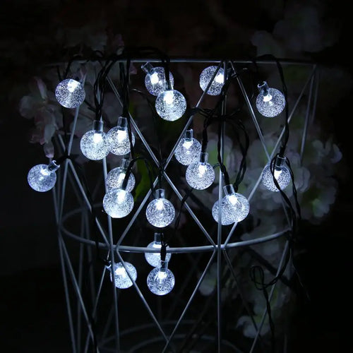 LED String Light Solar Fairy Lights 5m 20LED Warm Light Waterproof