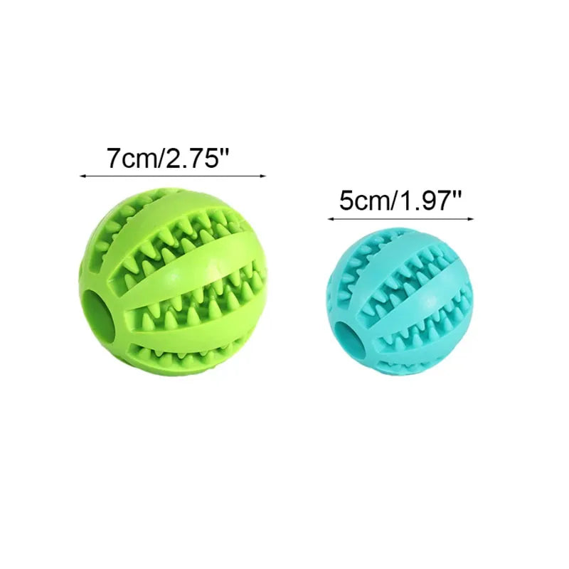 Dog Toy Ball Interactive Rubber Balls Puppy Chewing Toys Pet Tooth