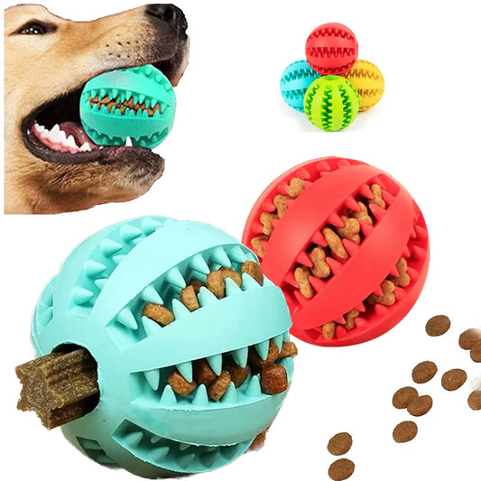 Dog Toy Ball Interactive Rubber Balls Puppy Chewing Toys Pet Tooth