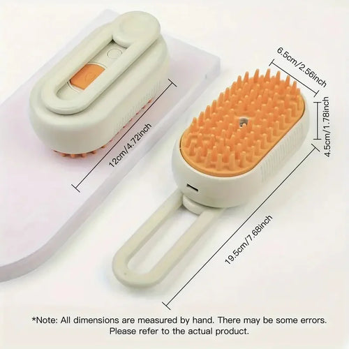 Pet Cleaning Spray Comb, Pet Undercoat Hair Removal Slicker Brush For