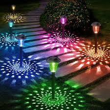 Outdoor Multi-Color Solar Lights